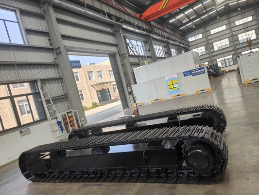 Multifunktionale Crawler Excavator Digger Bulldozer-Teile kundenspezifische Gummi-/Stahlspur-Unterbahn mit Dozerblatt