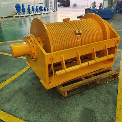 25T Hochdrehmoment Triebwerk Drahtleitung Hydraulische Winde für Flaggenpfosten Geschwindigkeit 0-40m/min