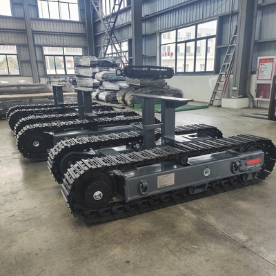 8 T Stahl-Crawler-Spurrahmen Fahrwerk für Maschinenreparaturwerkstätten