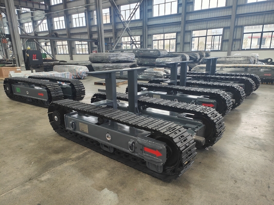 8 T Stahl-Crawler-Spurrahmen Fahrwerk für Maschinenreparaturwerkstätten