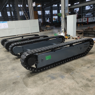 TR600 Custom 120KG Nutzlast für alle Geländebereiche Fernbedienung Gummi-Spur-Crawler-Chassis für UGV-Roboter