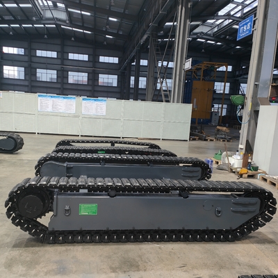 TR600 Custom 120KG Nutzlast für alle Geländebereiche Fernbedienung Gummi-Spur-Crawler-Chassis für UGV-Roboter