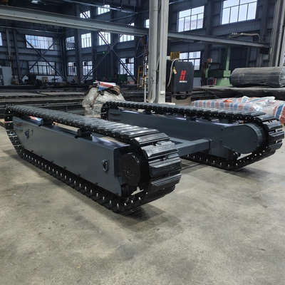 TR600 Custom 120KG Nutzlast für alle Geländebereiche Fernbedienung Gummi-Spur-Crawler-Chassis für UGV-Roboter