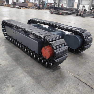 Stahl-Schienen-Fahrwerk für 200-kg-Crawler-Ladegeräte im Produktionsbetrieb