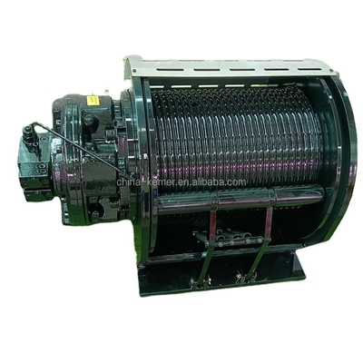 5 Tonnen Schiffsdeck Hydraulische Winde Heben Kran mit gutem und Seil Typ Stahldraht Seil