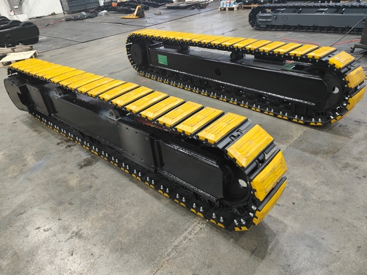 Bauwerk 35T Gummi-Stahl-Schienen-Chassisystem mit hydraulischem Reisemotor