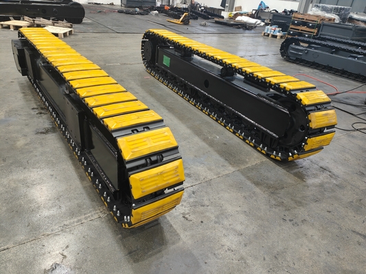 Bauwerk 35T Gummi-Stahl-Schienen-Chassisystem mit hydraulischem Reisemotor