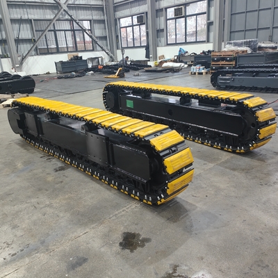 Bauwerk 35T Gummi-Stahl-Schienen-Chassisystem mit hydraulischem Reisemotor