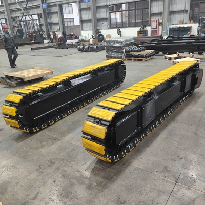 Bauwerk 35T Gummi-Stahl-Schienen-Chassisystem mit hydraulischem Reisemotor