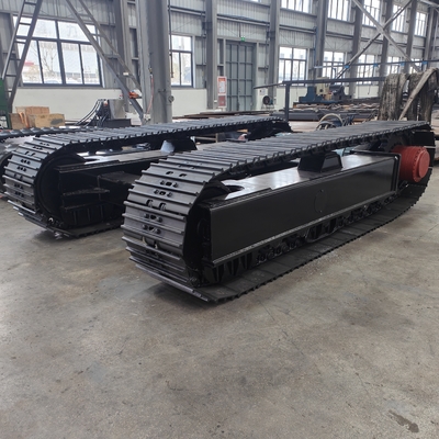 15T eigens für Multifunktionsbagger-Bulldozer gefertigte Gummi-/Stahlspur-Unterbahn