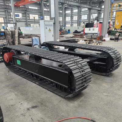 15T eigens für Multifunktionsbagger-Bulldozer gefertigte Gummi-/Stahlspur-Unterbahn