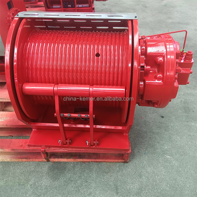 Hydraulische Winde für Bergbau Bohrgerät Drahtseil in Geschwindigkeit und Leistung