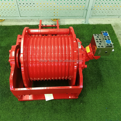 Chinesische 8 Tonnen Nennkapazität Stahldrahtseil Hydraulische Winde für Lkw-Hofkran