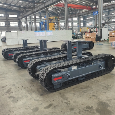 8 Tonnen All-Terrain Gummi Stahl Crawler Tank Tracked Unterbahn unbemannte Fahrzeug-Roboter