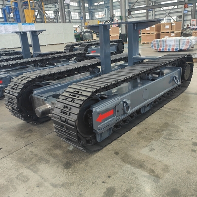 8 Tonnen All-Terrain Gummi Stahl Crawler Tank Tracked Unterbahn unbemannte Fahrzeug-Roboter