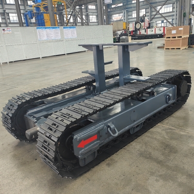 8 Tonnen All-Terrain Gummi Stahl Crawler Tank Tracked Unterbahn unbemannte Fahrzeug-Roboter