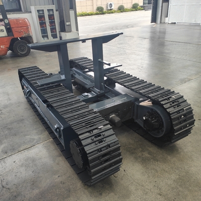 8 Tonnen All-Terrain Gummi Stahl Crawler Tank Tracked Unterbahn unbemannte Fahrzeug-Roboter