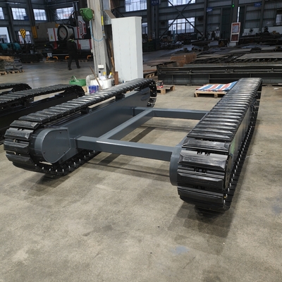 5T-Crawler-Stahl-Gummi-Spur-Chassis für vielseitige Spurfahrzeuge im Energiebergbau