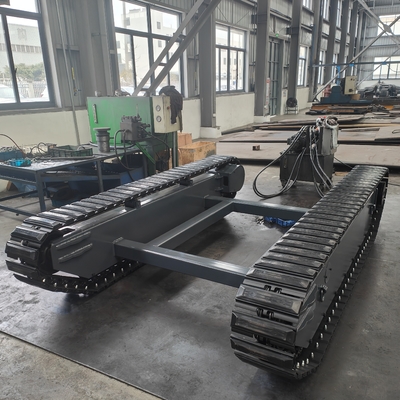 5T-Crawler-Stahl-Gummi-Spur-Chassis für vielseitige Spurfahrzeuge im Energiebergbau