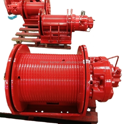 Ausrüstung für das Heben von Stahldrahtseilen 10 Tonnen 20 Tonnen Kran Hydraulische Winde für Schwerlast