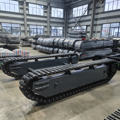 5T-Crawler-Stahl-Gummi-Spur-Chassis für vielseitige Spurfahrzeuge im Energiebergbau