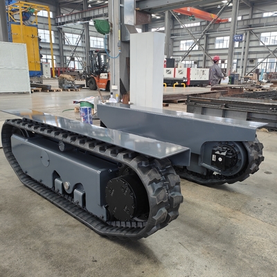 Maschinenreparaturwerkstätten 3,5 T Gummi-Crawler-Ladung Gummi-Schienen-Fahrwerk Fahrwerk
