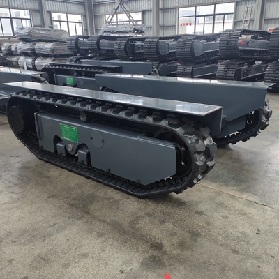 Maschinenreparaturwerkstätten 3,5 T Gummi-Crawler-Ladung Gummi-Schienen-Fahrwerk Fahrwerk