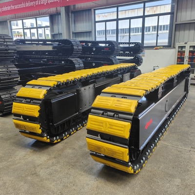 35 Tonnen Stahl-Crawler-Chassis für Bagger und Fördergeräte