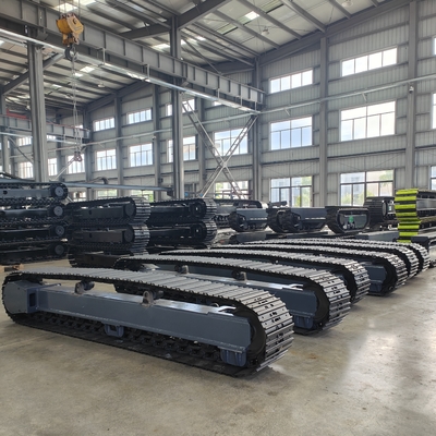 Bauleistungen Hydraulikmotor für Bagger Stahlspur Crawler-Unterbahn