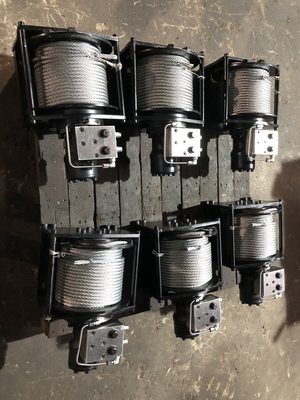 0-650KN Kapazität Kleinspur-Kranwindel mit Hydraulikmotor und geringer Lärmbelastung