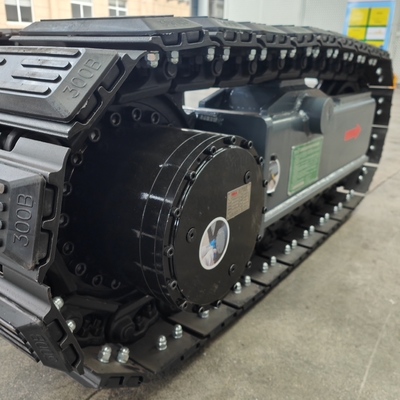 5 Tonnen 8 Tonnen Stahl-Crawler-Chassis Gummi-Spur-Unterbahn zum Schutz der Bohrplattform
