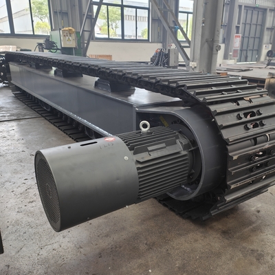 10-35 Tonnen elektrischer Motor Antrieb Stahl Spur Unterbahn Crawler Chassis für Brecher Bohrgerät Bagger