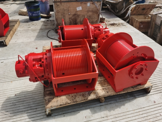 Stahl 3 Tonnen Marine Eintrommel Hydraulische Winde mit hydraulischer Energiequelle