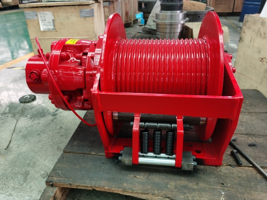 Stahl 3 Tonnen Marine Eintrommel Hydraulische Winde mit hydraulischer Energiequelle