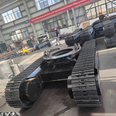 31 Tonnen Stahl-Crawler-Spur-Unterbahn Gummi-Spur-Chassis für Bohrgeräte