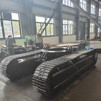 31 Tonnen Stahl-Crawler-Spur-Unterbahn Gummi-Spur-Chassis für Bohrgeräte