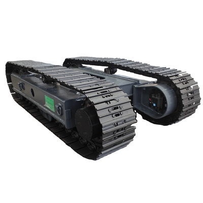 Zusammengestellte 8T-Stahl-Crawler-Spur-Rubber-Spur-Chassis für Bohrgerät und Brecher