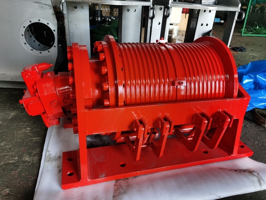 Industrielle Klasse 0-650KN Kapazität Hydraulikmotor Doppeltrommelwinde für Industrie