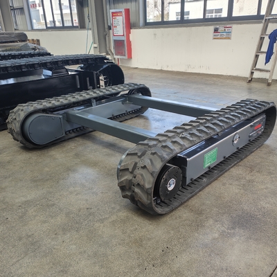 2 Tonnen 3 Tonnen 4 Tonnen 6 Tonnen 8 Tonnen 10 Tonnen Gummi-Stahl-Spur-Straßenunterfahrwerk für Bagger