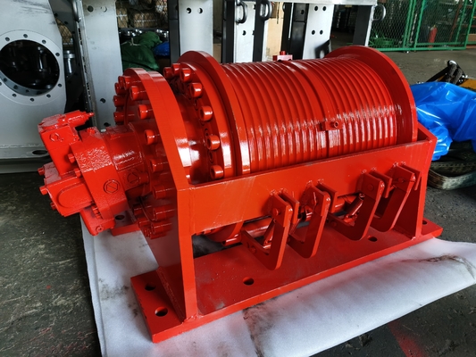 Industrielle Klasse 0-650KN Kapazität Hydraulikmotor Doppeltrommelwinde für Industrie
