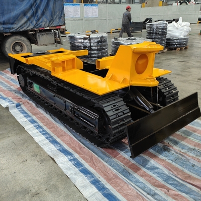 5-10 Tonnen Crawler Rotary Drilling Rig Stahl angepasstes Crawler Chassis mit Plattform