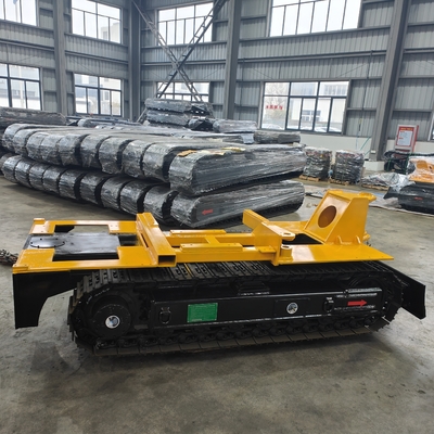 5-10 Tonnen Crawler Rotary Drilling Rig Stahl angepasstes Crawler Chassis mit Plattform