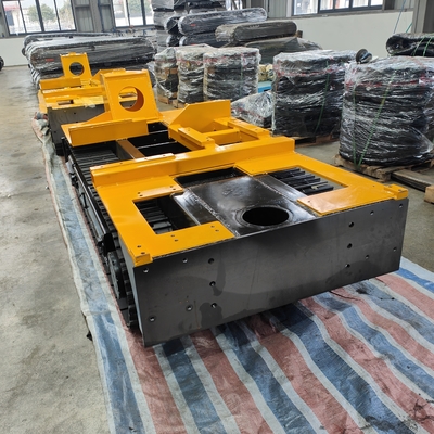 5-10 Tonnen Crawler Rotary Drilling Rig Stahl angepasstes Crawler Chassis mit Plattform