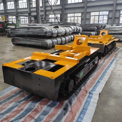 5-10 Tonnen Crawler Rotary Drilling Rig Stahl angepasstes Crawler Chassis mit Plattform