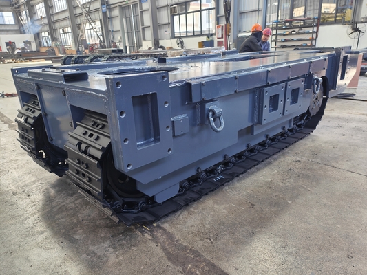 Baustoffgeschäfte Maßgeschneiderte Stahl-Crawler-Spur-Unterbahn mit Hydraulikmotor