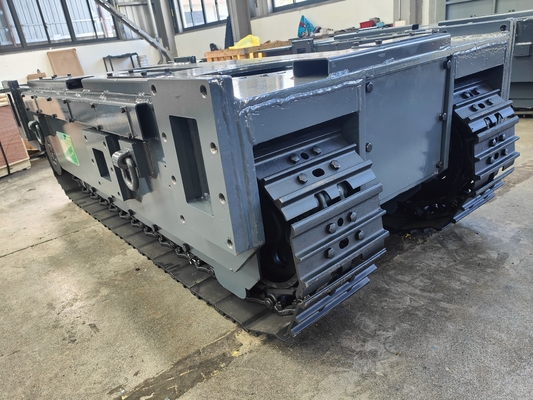 Baustoffgeschäfte Maßgeschneiderte Stahl-Crawler-Spur-Unterbahn mit Hydraulikmotor