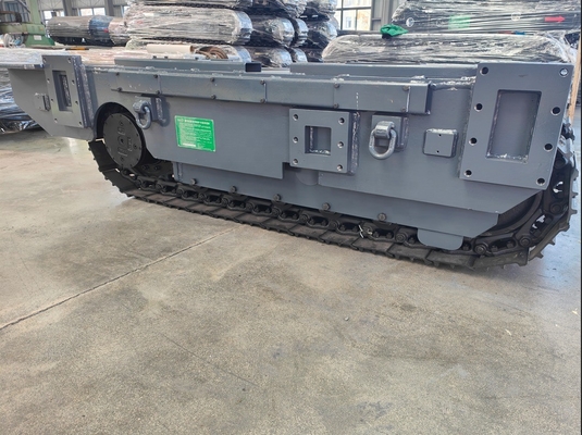 Baustoffgeschäfte Maßgeschneiderte Stahl-Crawler-Spur-Unterbahn mit Hydraulikmotor