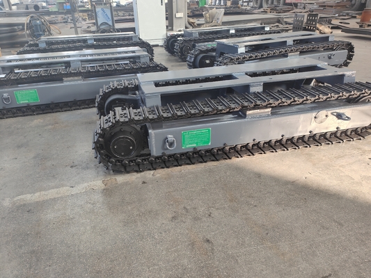 angepasste Mini-Kleine Stahl Gummi Crawler Track Chassis für Bergbau Bagger Bohrgerät