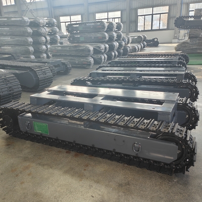 angepasste Mini-Kleine Stahl Gummi Crawler Track Chassis für Bergbau Bagger Bohrgerät