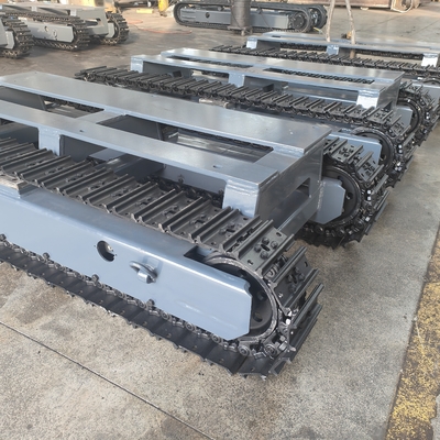 angepasste Mini-Kleine Stahl Gummi Crawler Track Chassis für Bergbau Bagger Bohrgerät